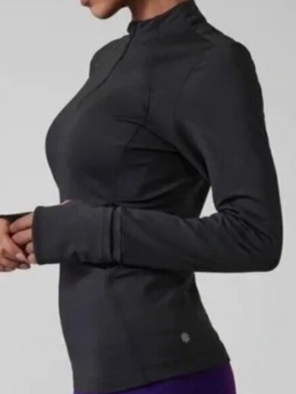 Athleta Athleta Whistler Half Zip in Black